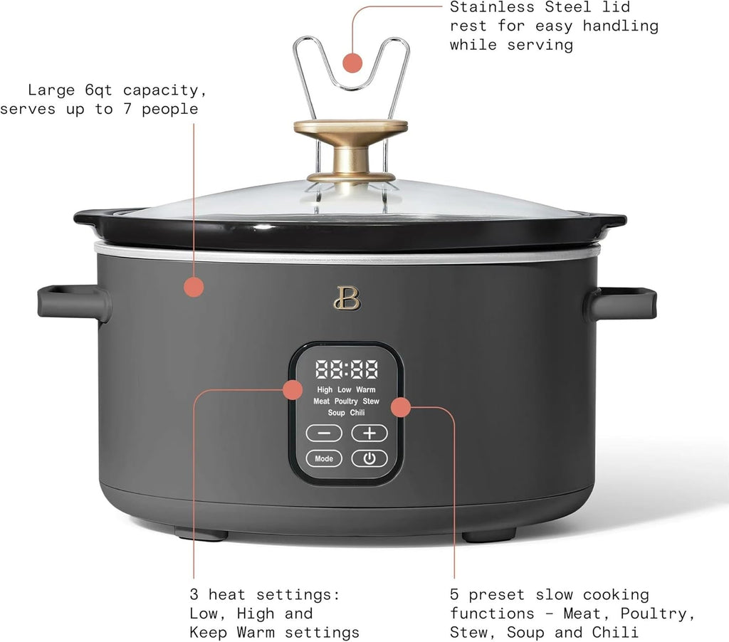 6 Quart Programmable Slow Cooker Q439