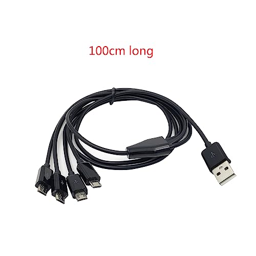 4in1 USB Male to Micro USB Male Charging Cable V416