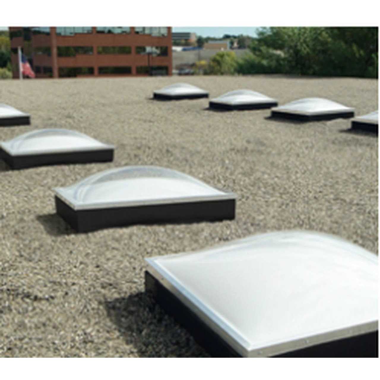 Acrylic Double Dome Commercial Skylight V8624