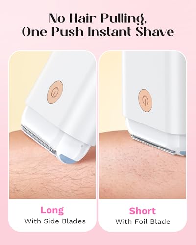 Pink Electric Shaver with Detachable Head & 2 LEDs M199649