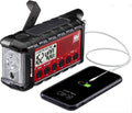 Red Black Emergency Crank AM/FM Radio Pack of 2 G117771