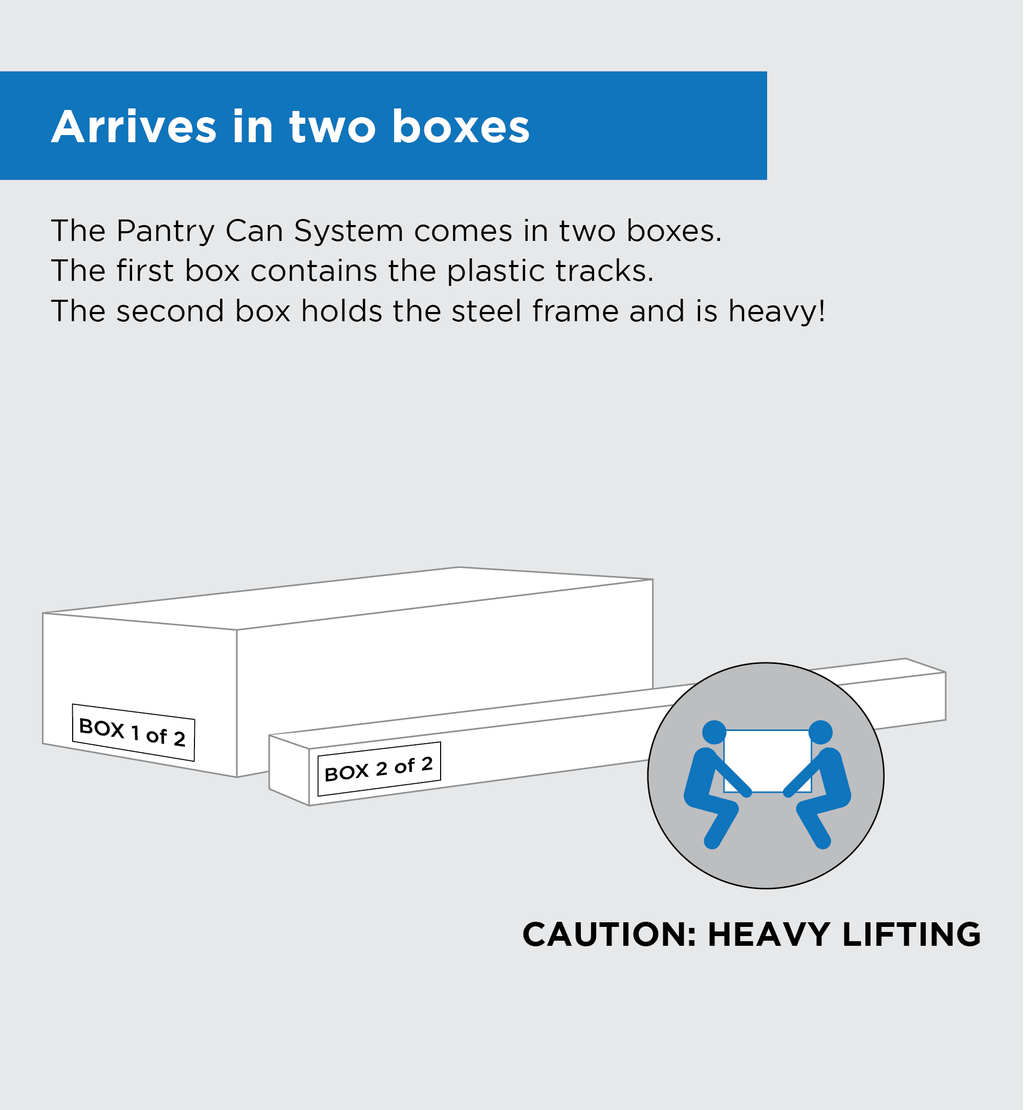 Pantry Organizer Medium-Sized Can Food Storage Rotation System V88386