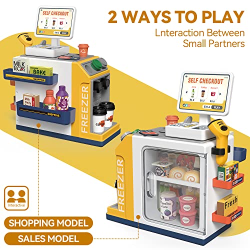 48PCS Pretend Play Cash Register Playset L353