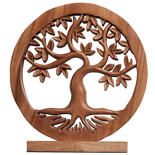 Solid Wood Tree of Life Sculpture Y52842