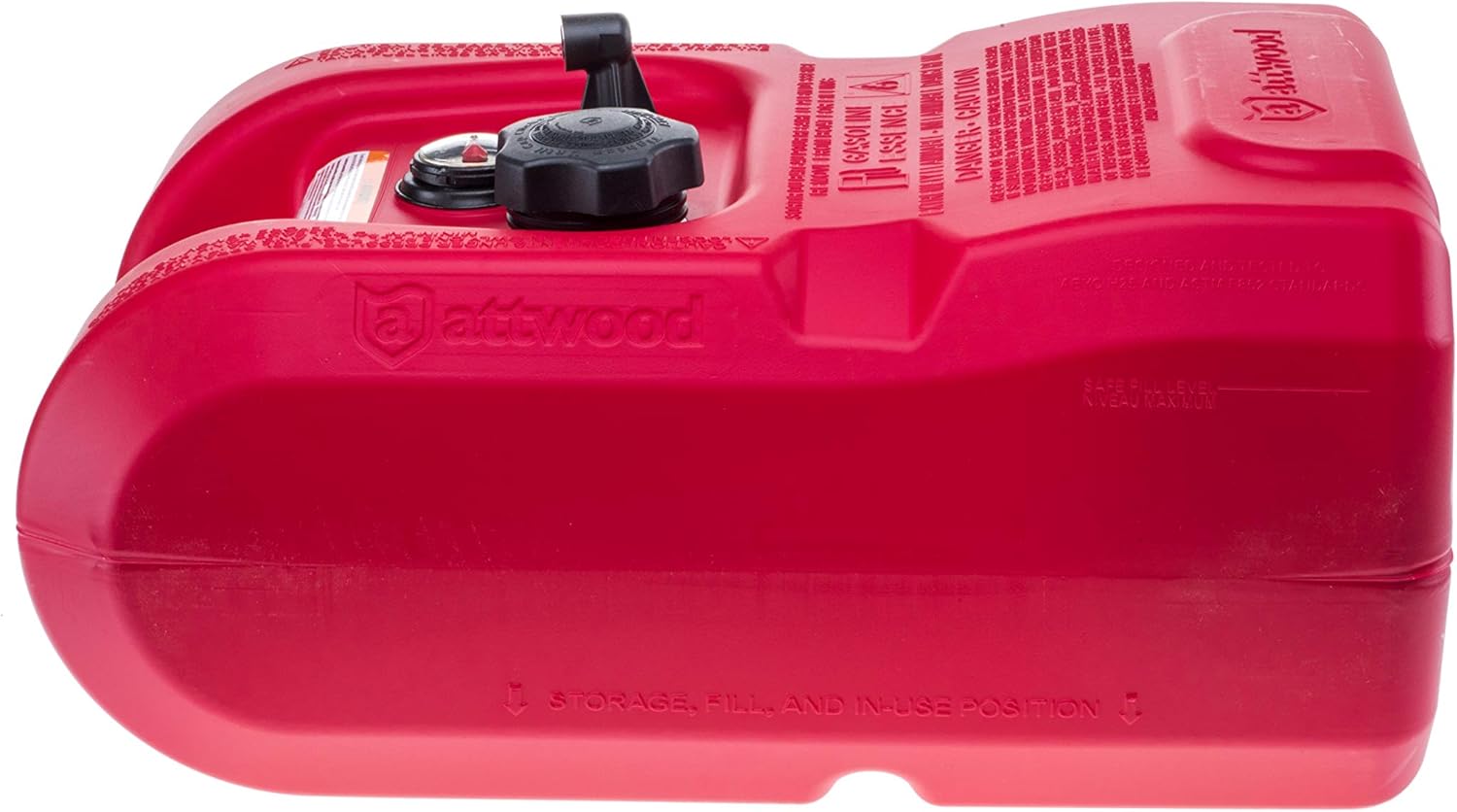 6-Gallon Portable Marine Boat Fuel Tank with Fuel Gauge Q368
