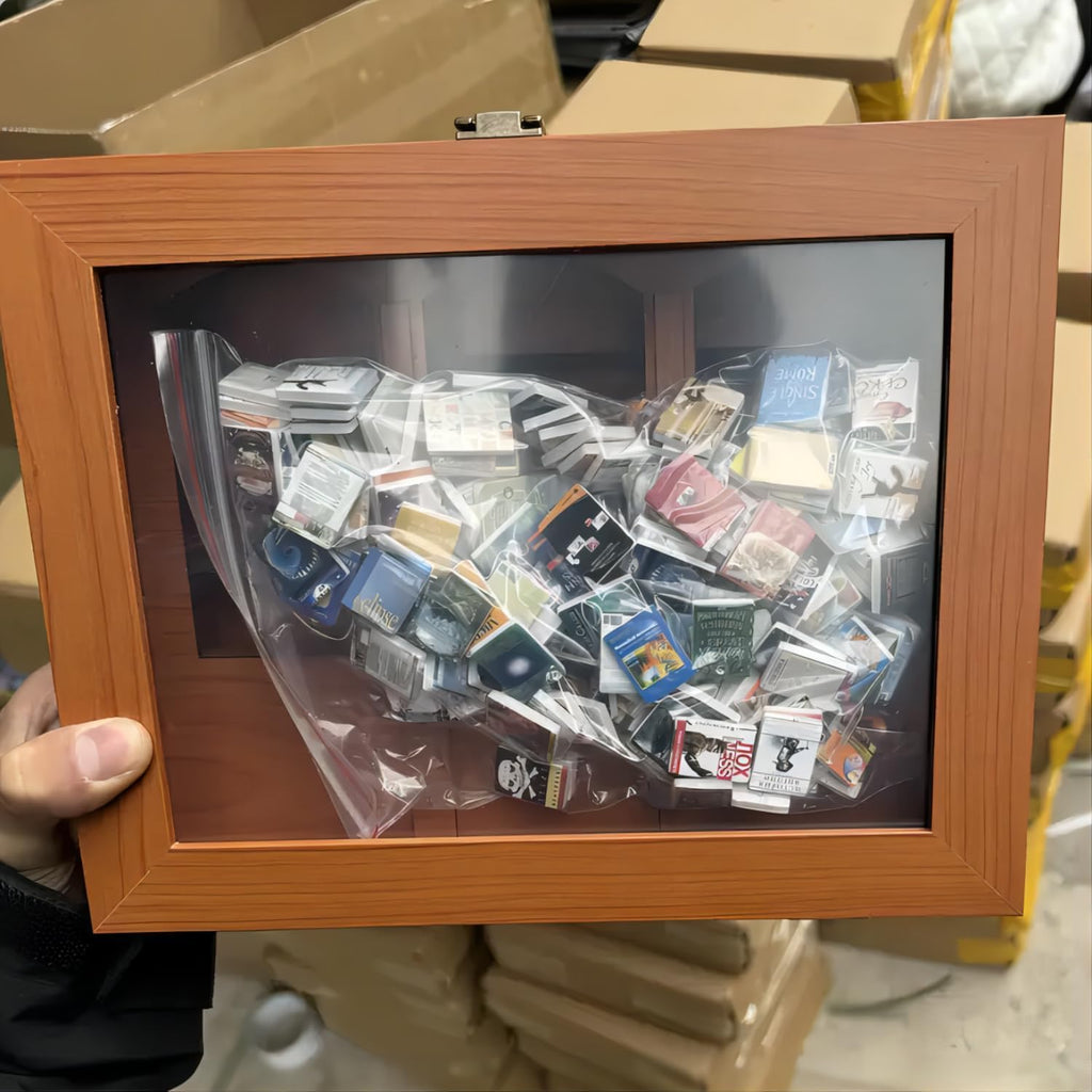 Miniature Book Library with 200PCS Mini Bookshelf I195