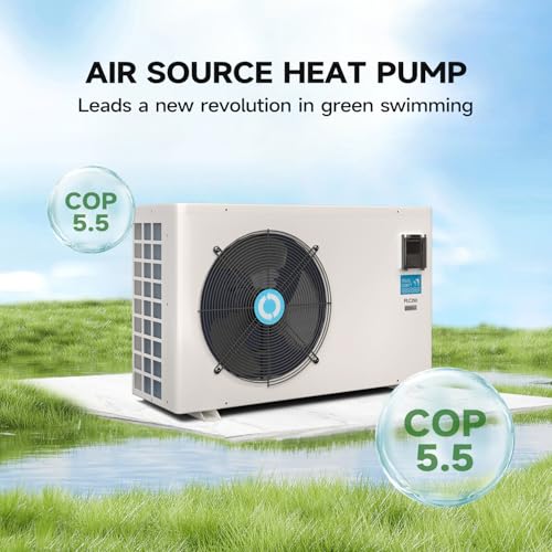 Swimming Pool Heat Pump, 37960BTU, 208~230V/60Hz N2642