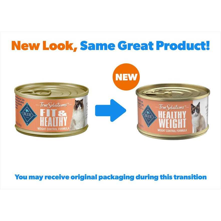 Blue Buffalo True Solutions Fit & Healthy Natural Weight Control Adult Wet Cat Food U7324