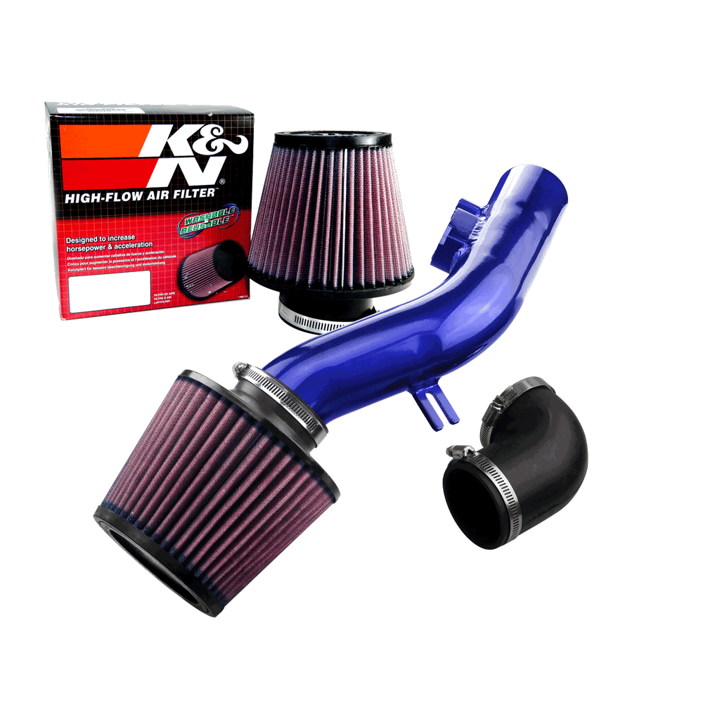 Blue Cold Air Intake with K&N Air Filter N88066
