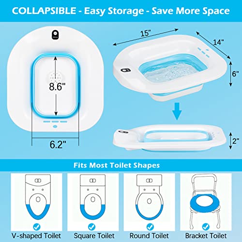 Blue Collapsible Sitz Bath S29051