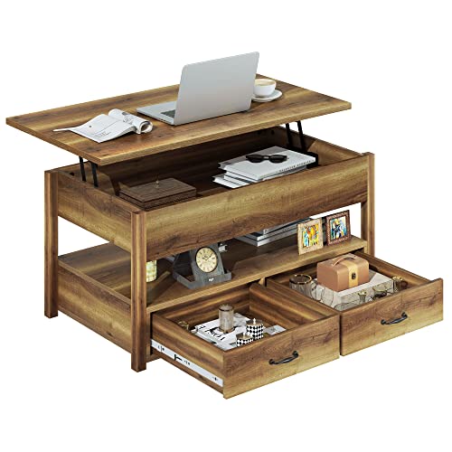 Rustic Brown Lift Top Coffee Table N720973