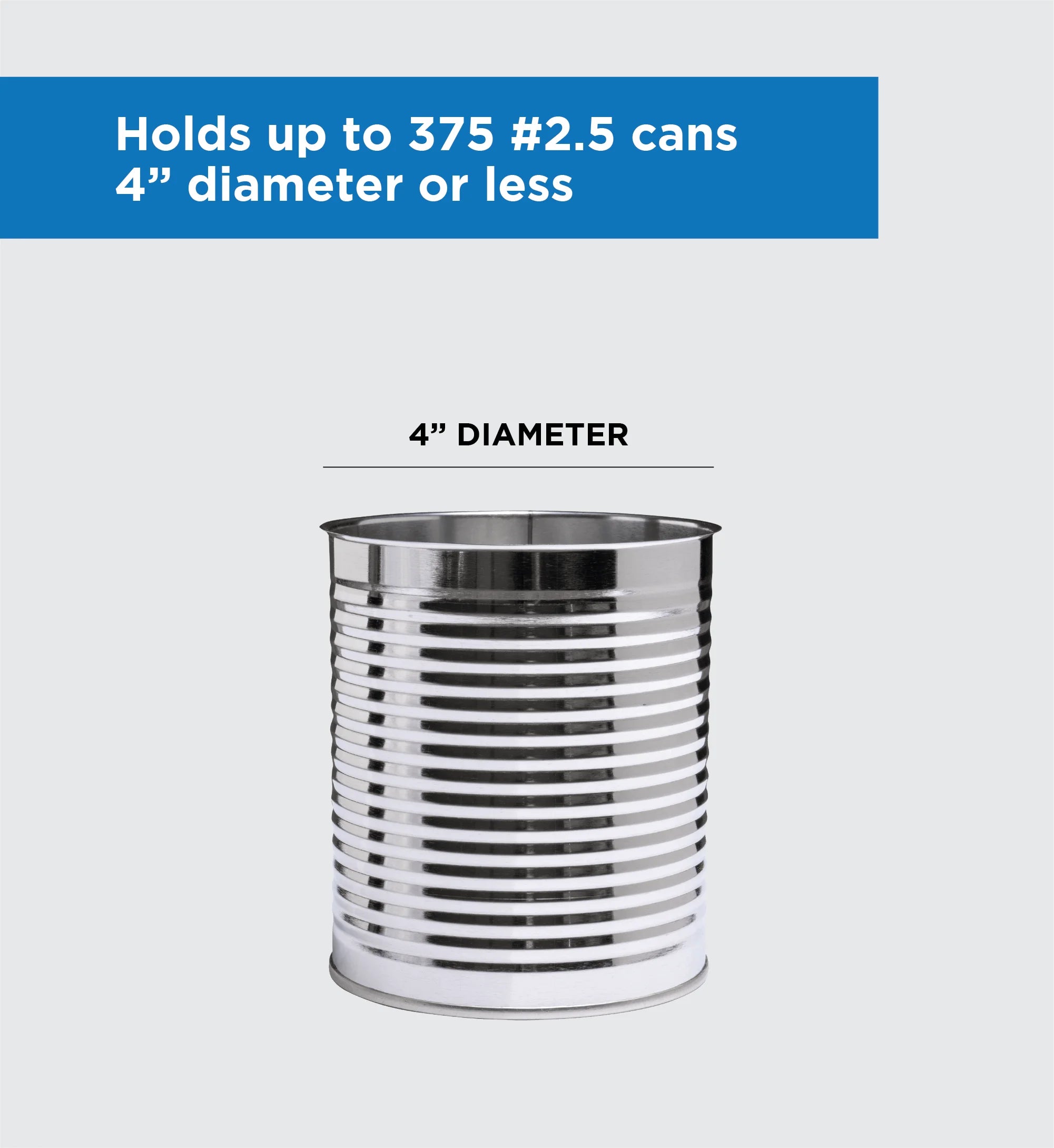 Pantry Organizer Medium-Sized Can Food Storage Rotation System V88386