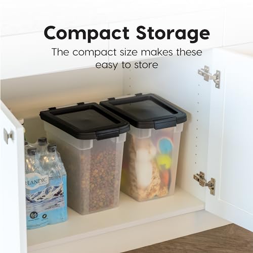 Airtight Pet Food Storage Container, 10 lbs, Translucent, BPA Free H399