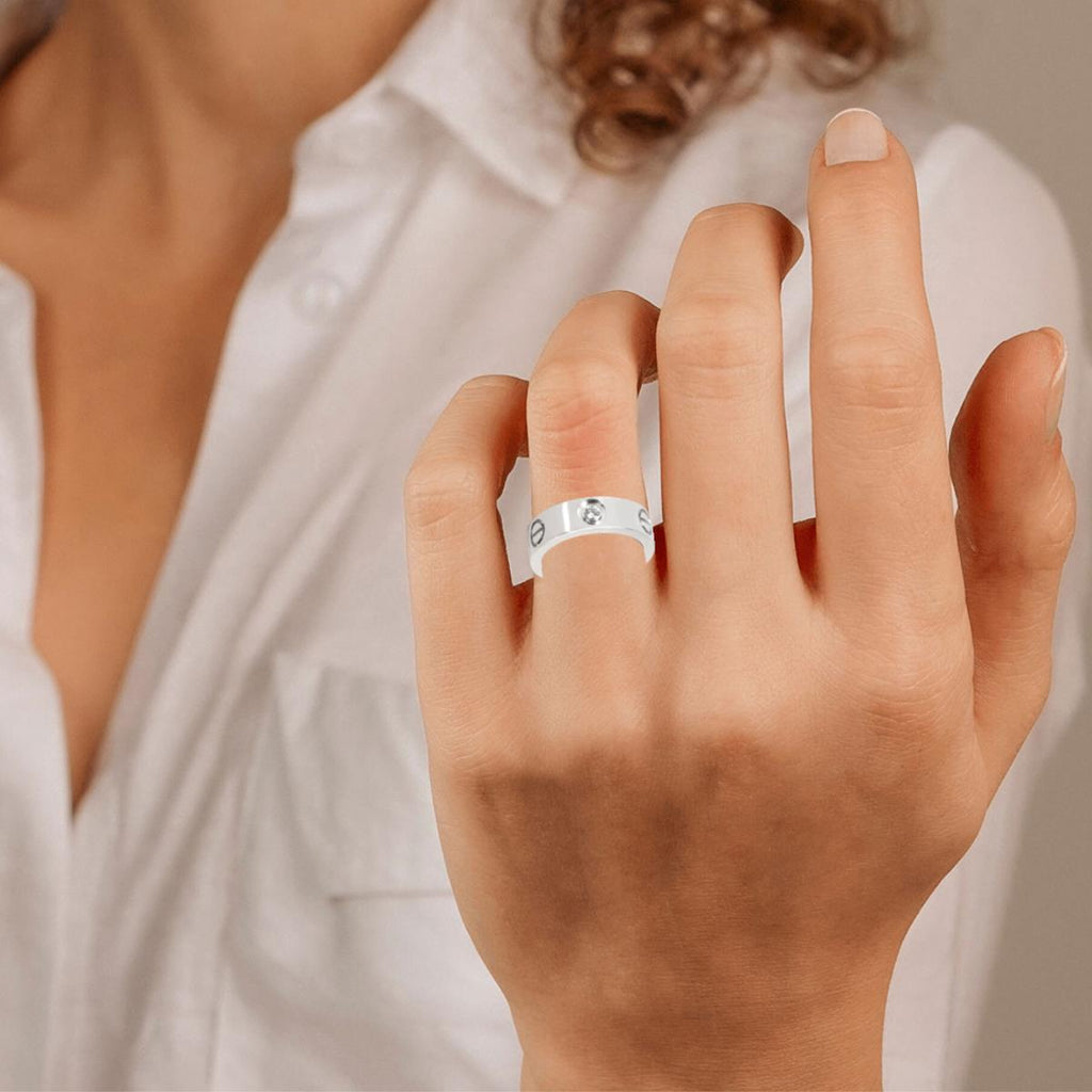 Platinum Diamond Ring J875130