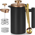 50 Ounce Double-Wall Insulated Stainless Steel French Press O6937