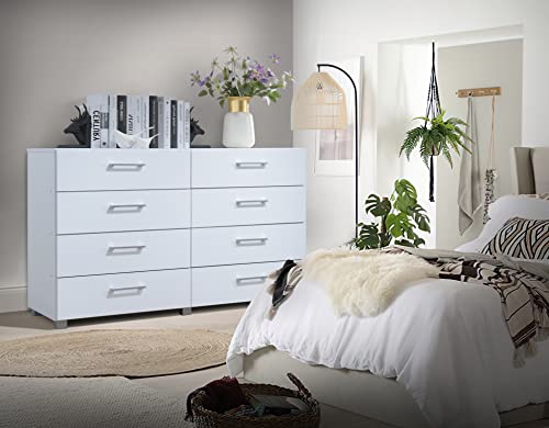 8 Drawer White Dresser I9382