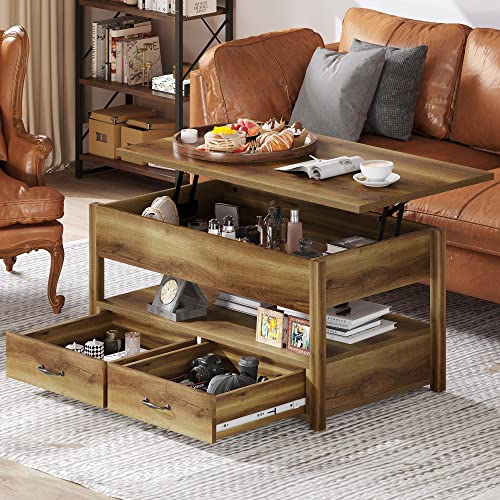 Rustic Brown Lift Top Coffee Table N720973
