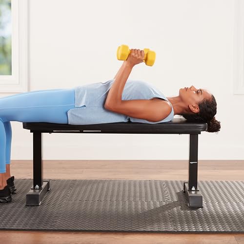 Black Flat Weight Bench G5175