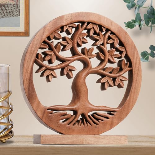 Solid Wood Tree of Life Sculpture Y52842