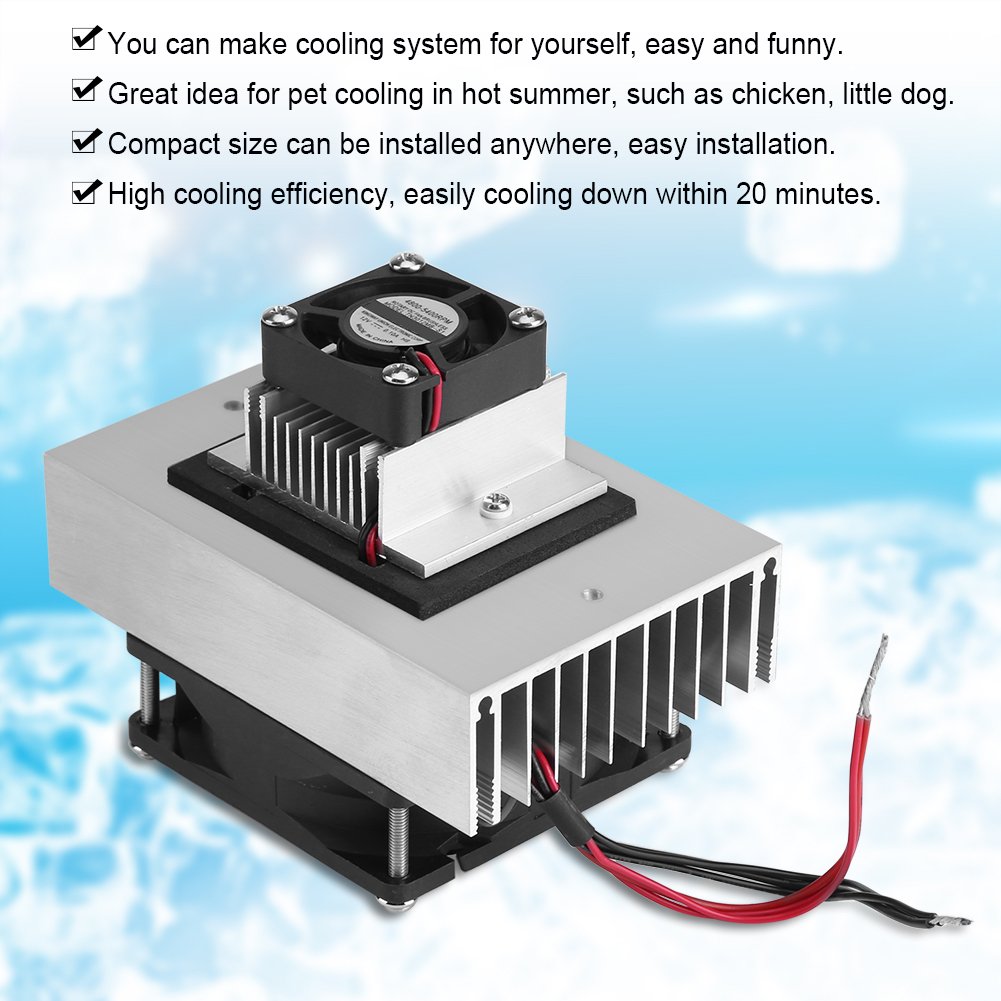 DC 12V Thermoelectric Peltier Cooler Cooling System DIY Kit C879988
