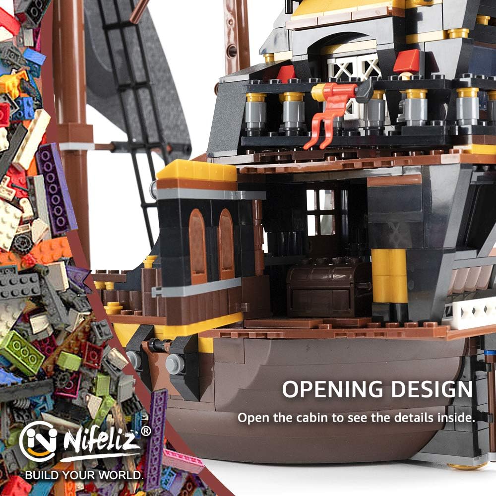 1334 Pcs Building Blocks Ship Model H8124