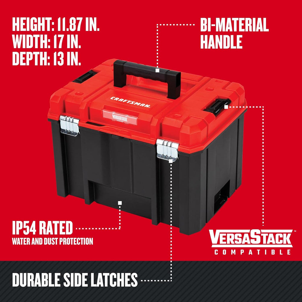 Deep Tool Box, Lockable, 17-in. P220