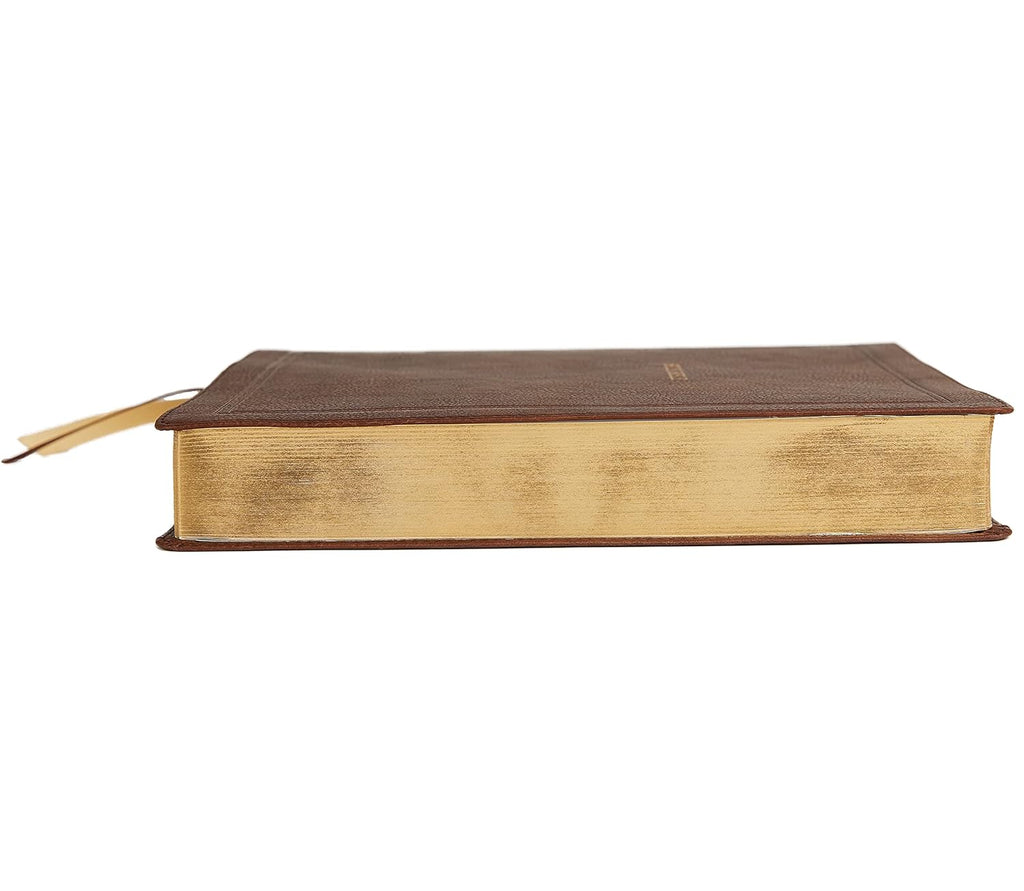 Brown Leathersoft Large Print Holy Bible L841074