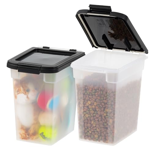 Airtight Pet Food Storage Container, 10 lbs, Translucent, BPA Free H399