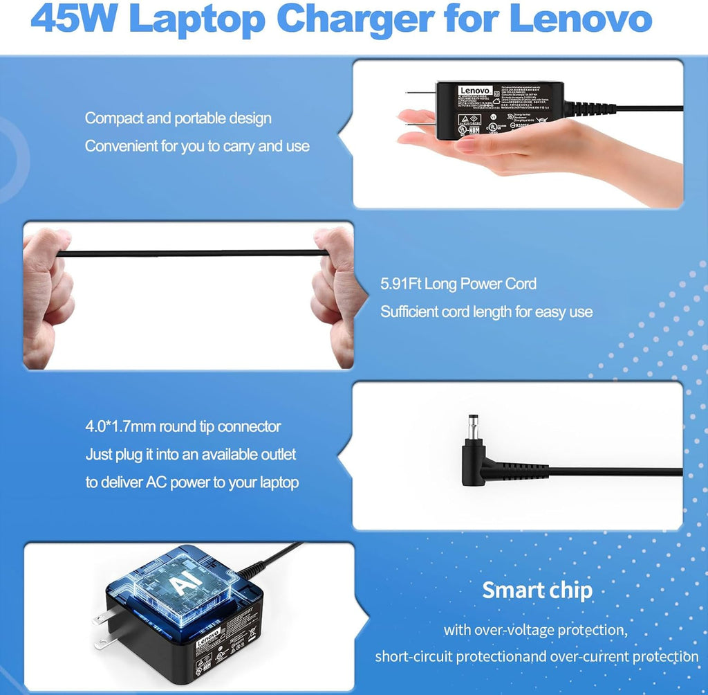 45W Laptop Charger Power Supply AC Adapter Y71562