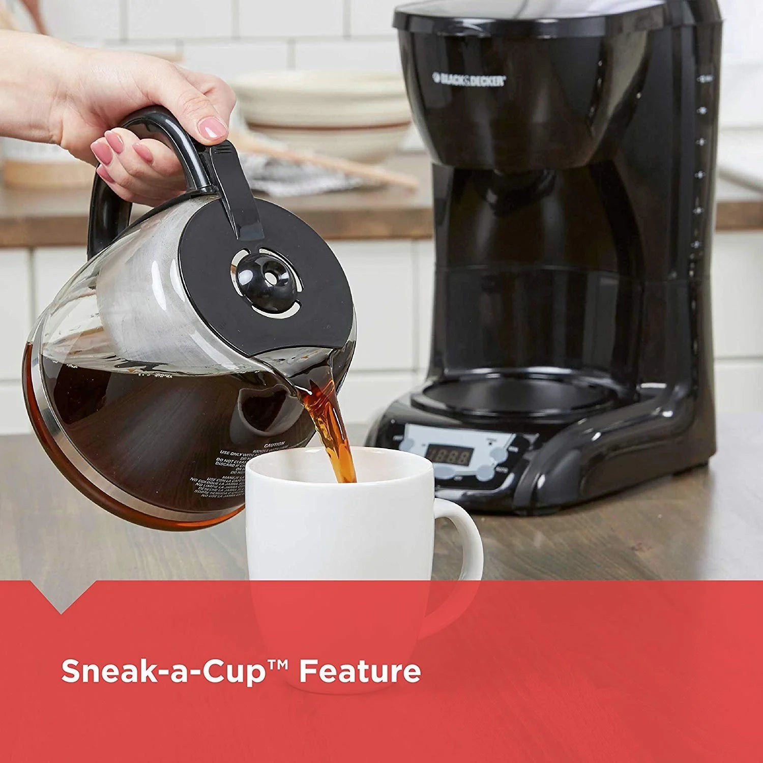 6 Cup Black Coffee Maker J55793