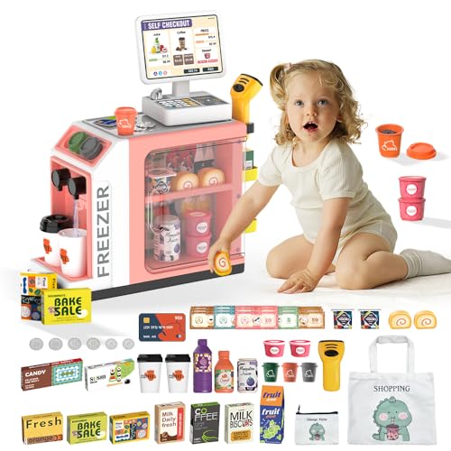 48PCS Pretend Play Cash Register Playset L353