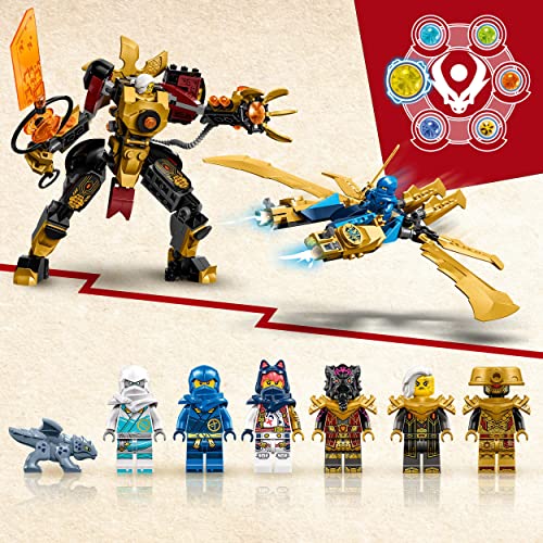 Large Construction Toy with Figures and 6 Ninja Minifigures N550786