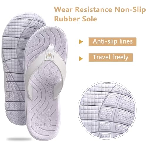 Women's Non-Slip Arch Support Flip Flops Thong Sandals L354543