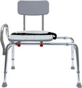 Bathtub Transfer Bench and Sliding Shower Chair with Cut Out R190