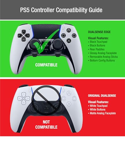 Black PS5 EDGE Controller Skin Combo Set H588847