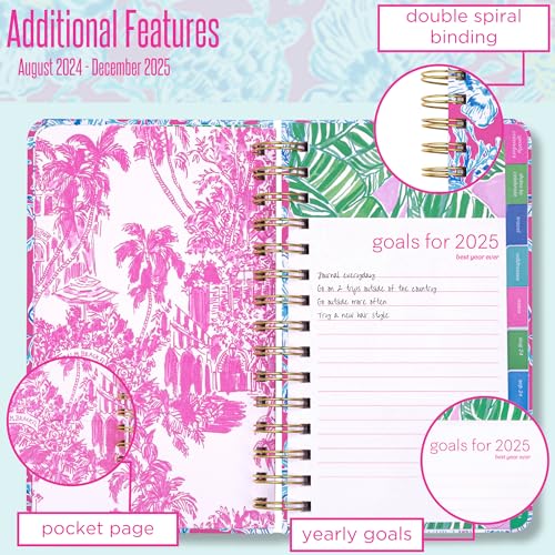Medium Spiral Bound Weekly Agenda and Monthly Calendar Planner J47453