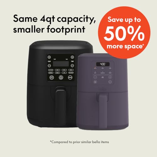 4Qt Slim Air Fryer with Ceramic Nonstick Coating W7318