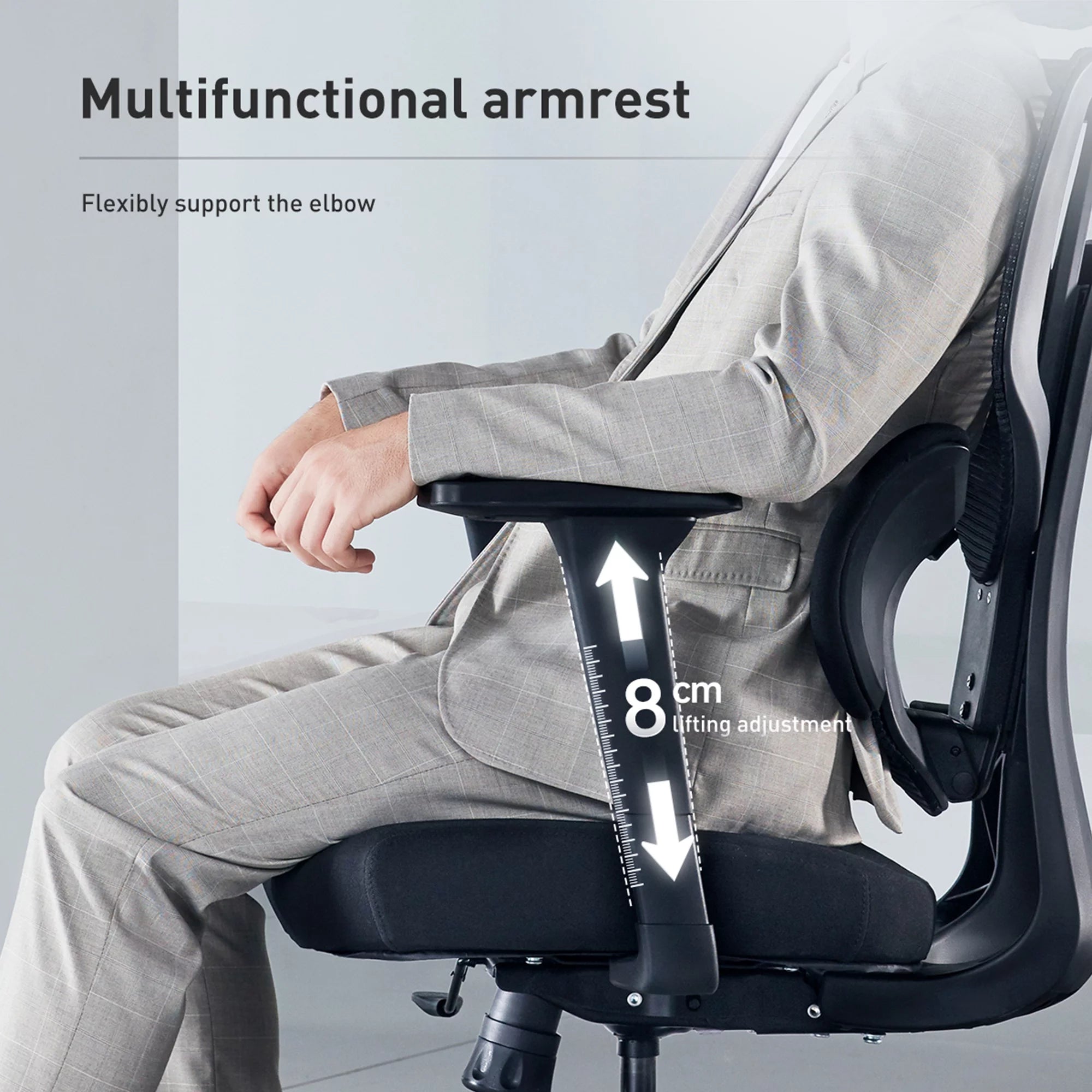 Black Ergonomic Mesh Office Chair Z877307