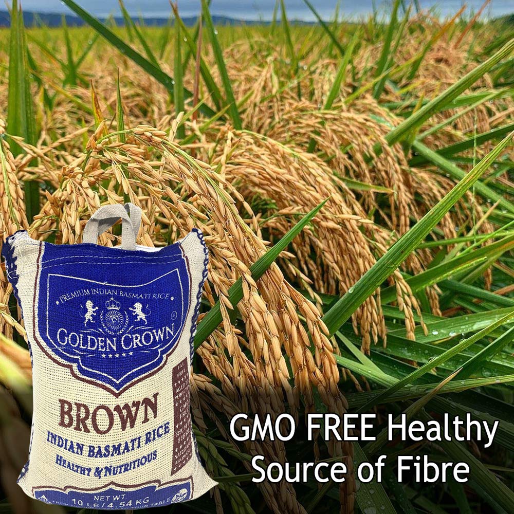 Brown Indian Basmati Rice 10 Lb H30269