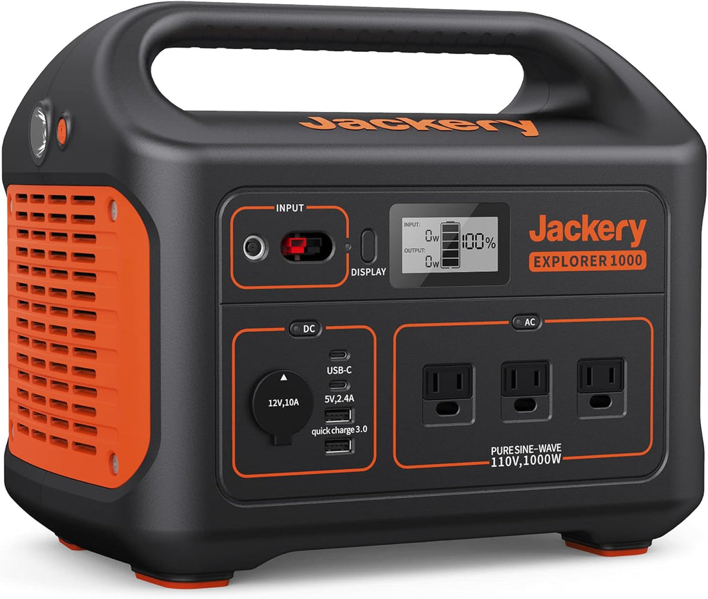 1002Wh Portable Power Station with AC Outlets J91197
