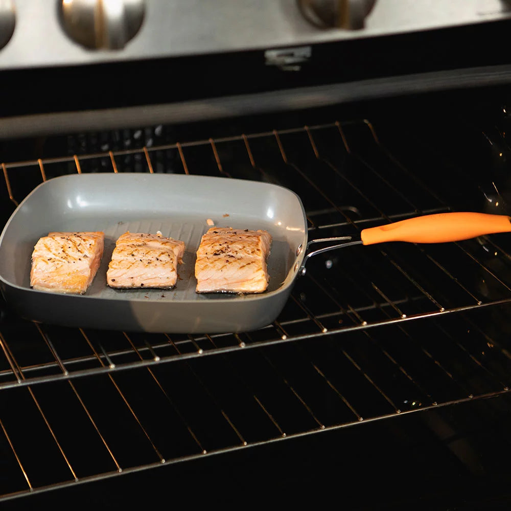 15 Pieces Orange Cookware Set T57605