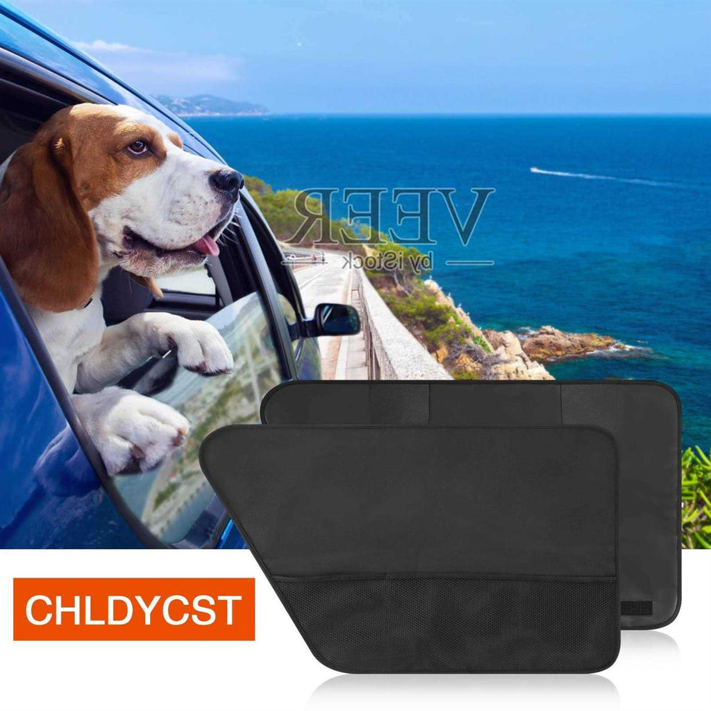 2 Pack Waterproof Pet Car Door Cover Protector D10116