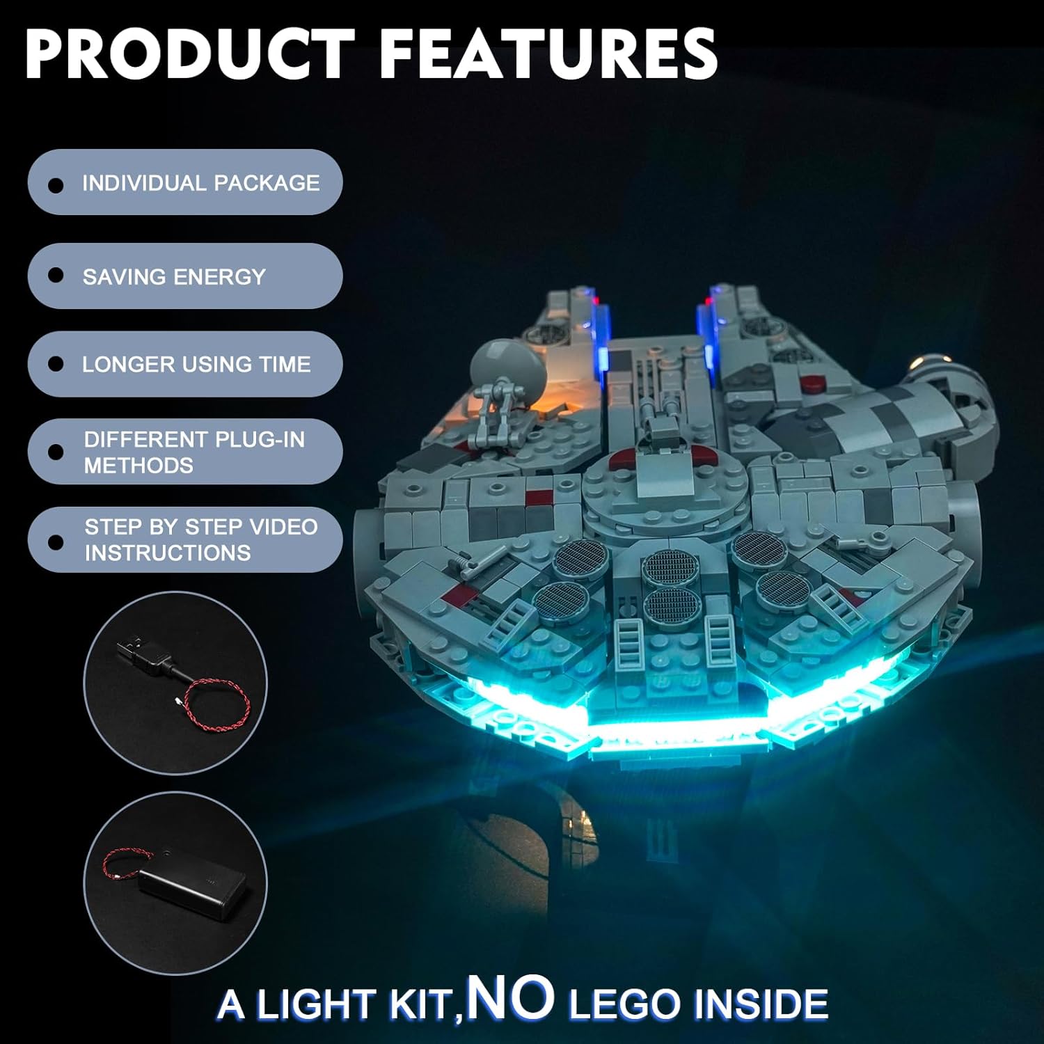 LED Light for Buildable Starship T245