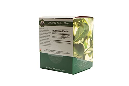 Organic Yerba Maté Tea Bags, 1.1 oz G250