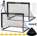 2 Set 4x3 ft Portable Pop Up Soccer Net with Soccer Ball B9032
