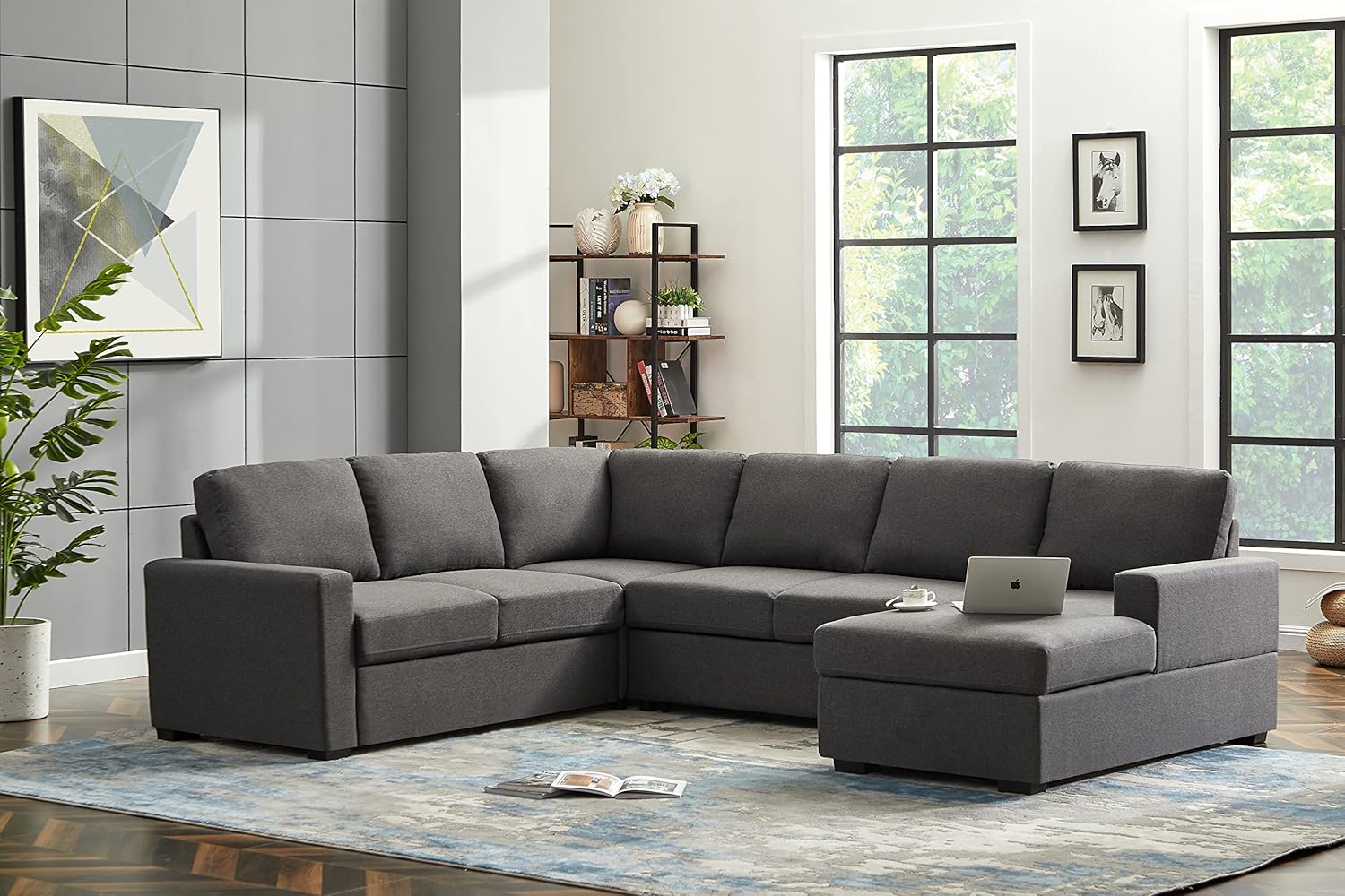 4 - Piece Upholstered Sectional N6499