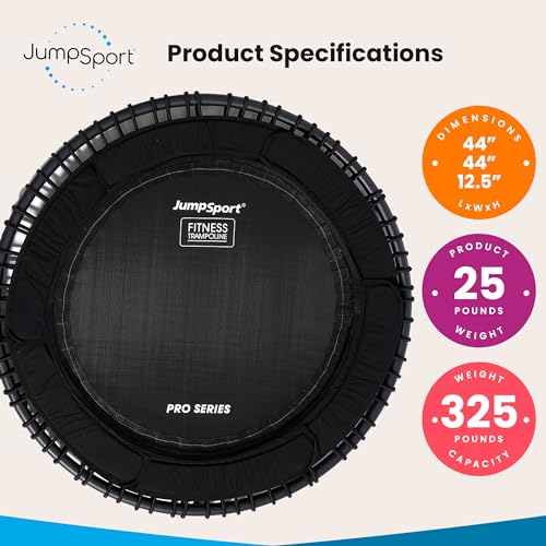 44 Inch Folding Fitness Trampoline with Arched Legs F116796