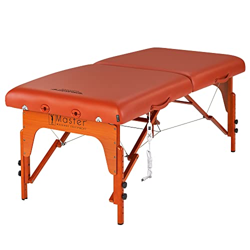 31" Portable Massage Table with Heating Pads A896216
