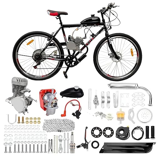 100cc Petrol Gas Engine Kit for 26-28" V-Frame Bicycles P98435