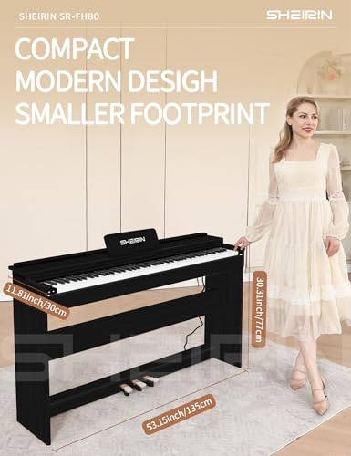 Beige Full Cover Digital Piano B47332